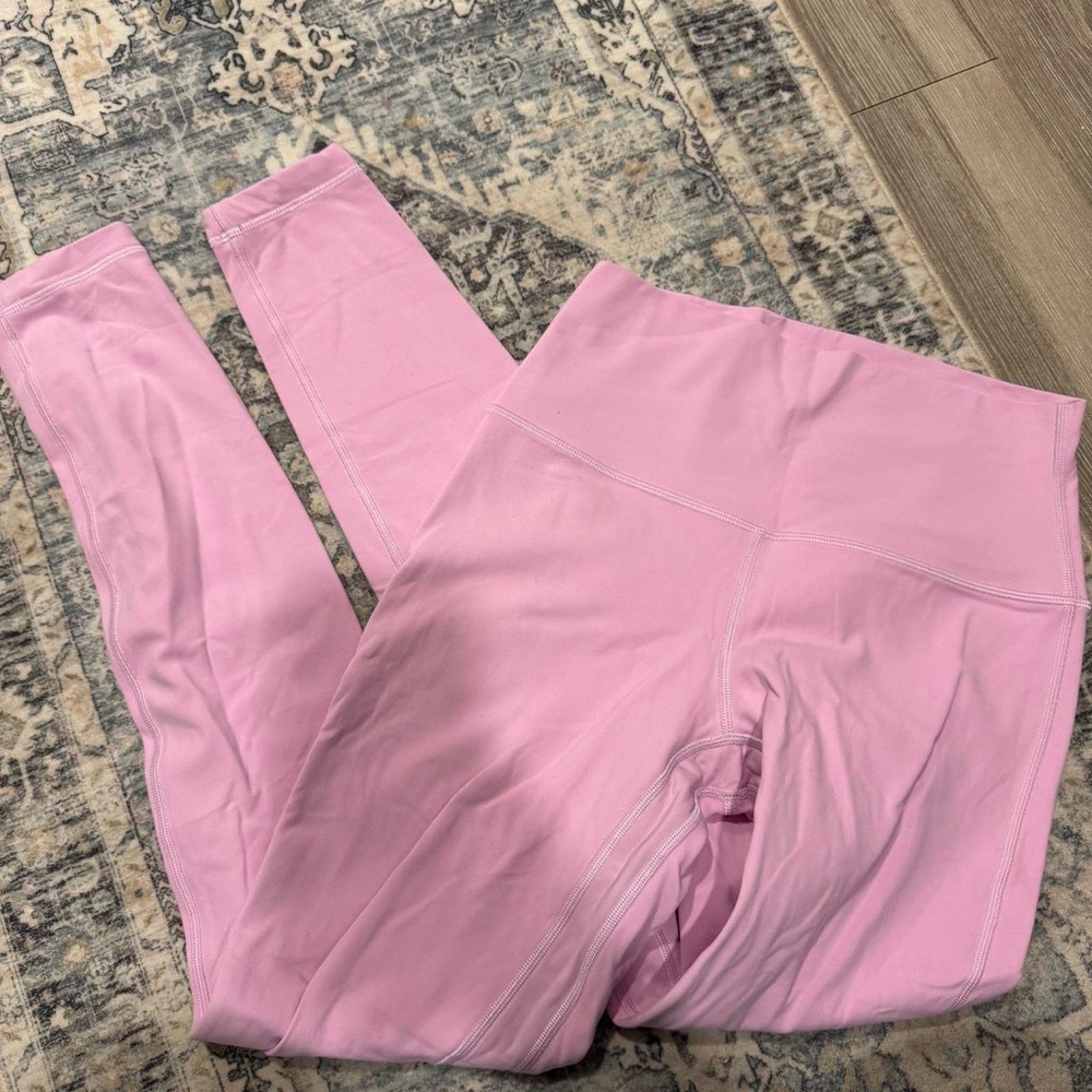 Lululemon 28 in pink leggings